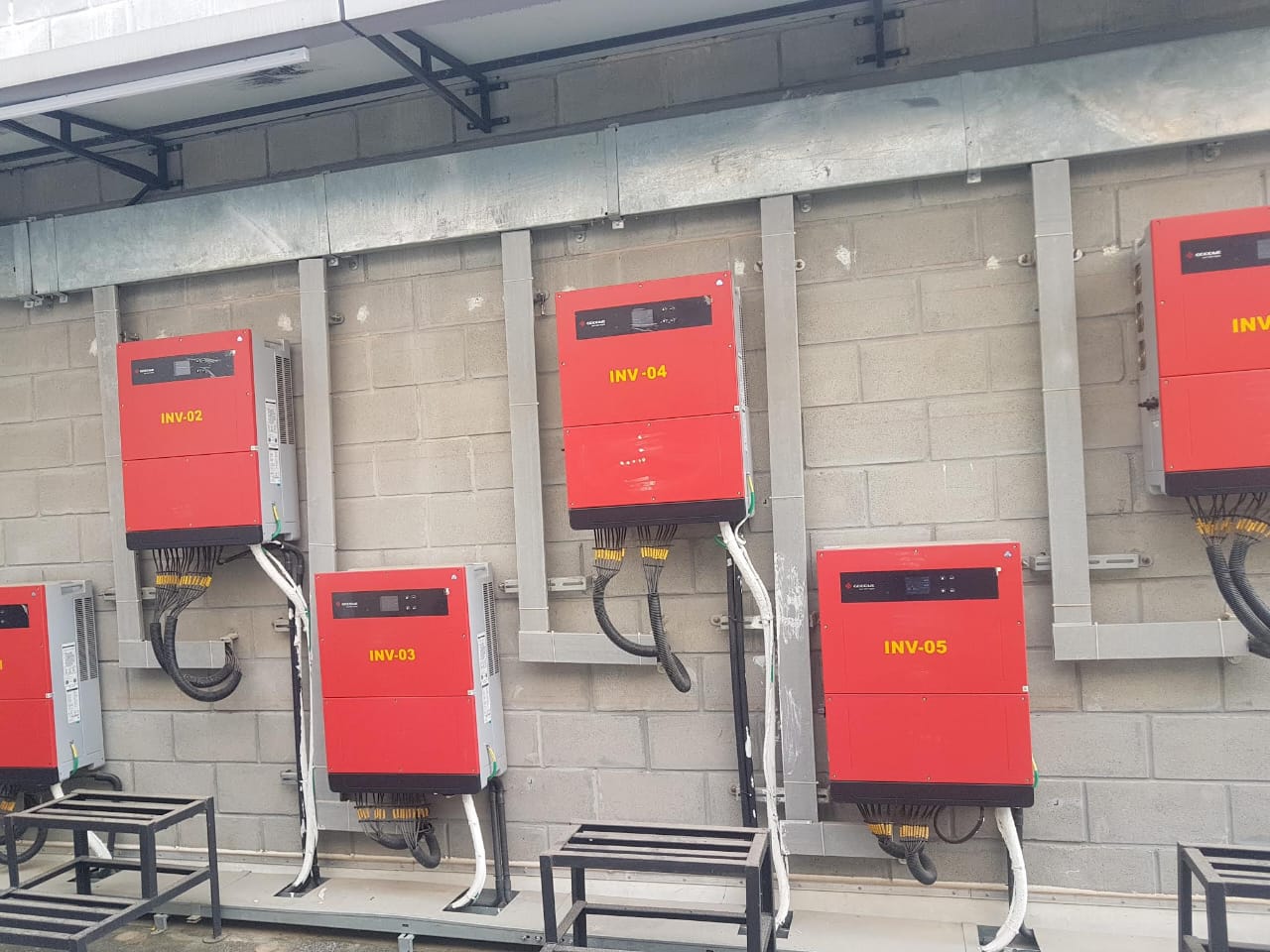 Solar transformer installation site